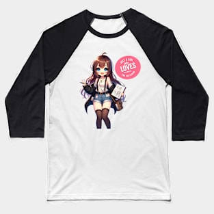 Just A Girl Who Loves Anime and Sketching - Artistic Soul Tee Baseball T-Shirt